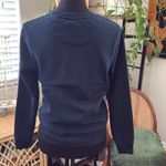 Denim & Flower Navy Blue Bear Graphic Pullover Sweatshirt Photo 1