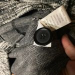 Max Studio Black & White Single One Button Knit Tweed Blazer Jacket Size Small Photo 5