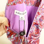 For Love & Lemons  Charlie Floral Ruched Puff Sleeve Dress Blossom XS NEW Photo 7