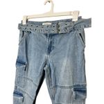 PacSun ‎ Low Rise Cargo Flare Jeans Size 28 Photo 4