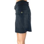 ZARA Women's Black Buckle Belted Cargo Pockets High Rise Mini Skirt Skort Size S Photo 1