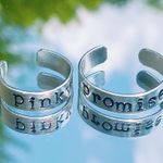 Pinky promise ring set Silver Photo 0