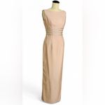 Watters and Watters Pink Formal Gown, Low Back, Rhinestone Back Straps, size 4 Photo 2