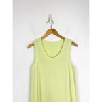 Lululemon All Yours Tank Maxi Dress Size Large Lime Green Workout Lightweight Photo 3