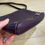 Paloma Picasso Purple Leather Bucket Bag Crossbody Purse Photo 4