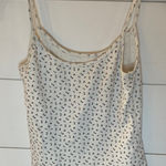 Brandy Melville  White Floral Camisole size S EUC Photo 0