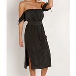 ✨Stillwater Rooftop Hangs Leopard Midi Sz Medium Dress✨ Tan Photo 4