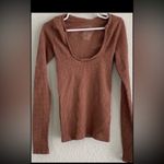 Free People Intimately Clean Slate Seamless Long Sleeve Top. Size M/L Photo 2