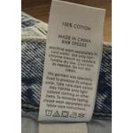 PacSun  Ultra High Waisted Festival Acid Wash Jean Shorts Frayed Hem Button Fly Photo 8