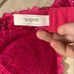 Auden Hot Pink Lace Halter Bralette Pads Included No flaws Photo 1