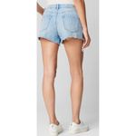 Blank NYC The Barrow Wildflower High Rise Cut Off Frayed Shorts Size 28 NWT0136 Blue Photo 3