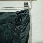 ZARA Luxury Green Bohemian Embroidered Satin Effect Wide Leg Lounge Pants Sz L Photo 9