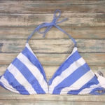 Mossimo Supply Co Mossimo Light Blue Striped Bikini Top  Photo 0