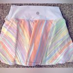 Faye + Florie Women’s Holly Skirt Skort Pastel Stripes Size Small Purple Photo 2