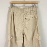 AMO Oatmeal Parachute Cargo Pants Size Medium Tan Photo 8