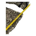 Chetta B VTG , Sherrie Bloom, Peter Novello black gold embroidered lace top S 4. Photo 8