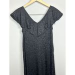 Zadig & Voltaire Reen Jac Leo 100% Silk Black Midi Slip Dress NWT MSRP $578 Photo 1