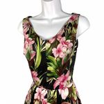 Pinup Couture Havana Nights Dress Hibiscus Stripe Laura Byrnes Women Extra Small Pink Size XS Photo 1