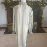 NWT Honor The Gift Ladies Shirt Dress Size XS Striped Cream/Grey Gray Photo 6