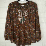 Mason & Belle  women’s Floral Boho Long Sleeve Shirt Blouse Top Sz XXL ✨ Photo 0