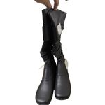 Journee Collection JOURNEE Paris Knee High Flat Boots Black Faux Leather Fall Winter NWT Size 9 Photo 4