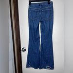 We The Free  Blue Distressed Flare Jeans Photo 3