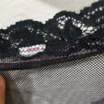 Black Mesh/Fishnet Leotard Bodysuit Size M Photo 2