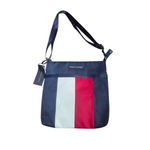 Tommy Hilfiger Nwt Vintage Tricolor Crossbody Bag Purse Duffle Photo 1