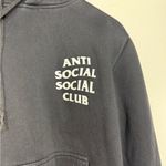 Anti Social Social Club Hoodie Size Medium Black Photo 2