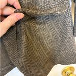 LC by Laura Cruz Brown Herringbone Knit Blazer Women’s S Fall Layering Piece Photo 6