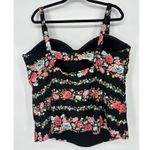 Old Navy  Womens Plus Size 3X Tankini Floral Swim Cottagecore Underwire Padded Photo 4