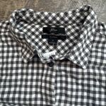 J Crew Women's Classic Fit Boy Shirt in Gingham Buffalo Check Flannel NEW Size 8 Photo 2