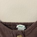 Aerie  Romper Brown Tie Waist S Photo 2