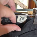 We The Free Free People Sofia Black Distressed Denim Shorts Size 28 Photo 9