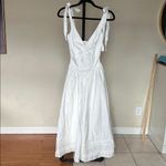 House Of CB House‎ of CB 'Hattie' white pin tuck cotton midi sundress NWOT size XS Photo 5