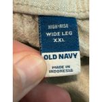 Old Navy  High Rise Wide Leg Linen Blend Crop Pants Beige XXL 2XL Womens Photo 3