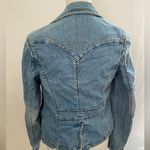 Vintage y2k boho coastal cowgirl Light Blue Jean Jacket size M Size M Photo 3