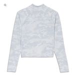 Lululemon Pace Pursuit Long Sleeve Half Zip Jacket Incognito White Snow Camo 6 Photo 15