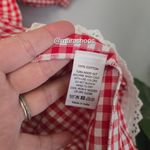 SauLe Parc Red Gingham Mini Dress Size XS Photo 5