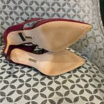 Louise et Cie NWOB  Burgundy Suede Lace-Up Heels Size 8 Pointed Toe Ankle Tie Photo 7