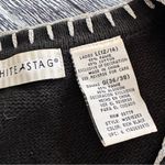 White Stag Vintage  Beaded Black Festive Cardigan Sweater Photo 5