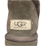 UGG  Australia Classic Short Boots 5825 Gray Suede Sheepskin Lined Women's Size 9 Photo 4