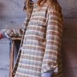 Eddie Bauer EUC  Peninsula Shirt Jacket Butterscotch Plaid Medium Retail $159.00 Photo 0