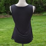 NY & CO Sequin Front Sleeveless Top | NY&CO Sequin Shirt Black Size M Photo 3