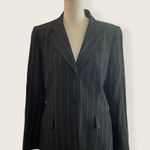 Anne Klein / MERONA black pinstripe pantsuit Photo 7