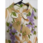 Vintage 60’s unbranded Yellow Floral Maxi Dress & Matching Coat Set medium Photo 15