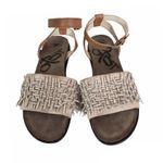 OTBT Voyage Dove Grey Leather Sandals Photo 4