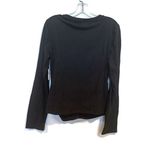 Gap Women's Black Ruched Long Sleeve Blouse Photo 1