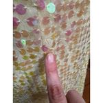 Saylor  NWT Khoudia Sequined Halter Maxi Dress Pink Champagne Sz S‎ $363 Photo 13