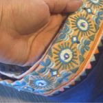 Farm Rio  x Anthropologie Embroidered-Band Straight Leg Med Blue High Rise Photo 6